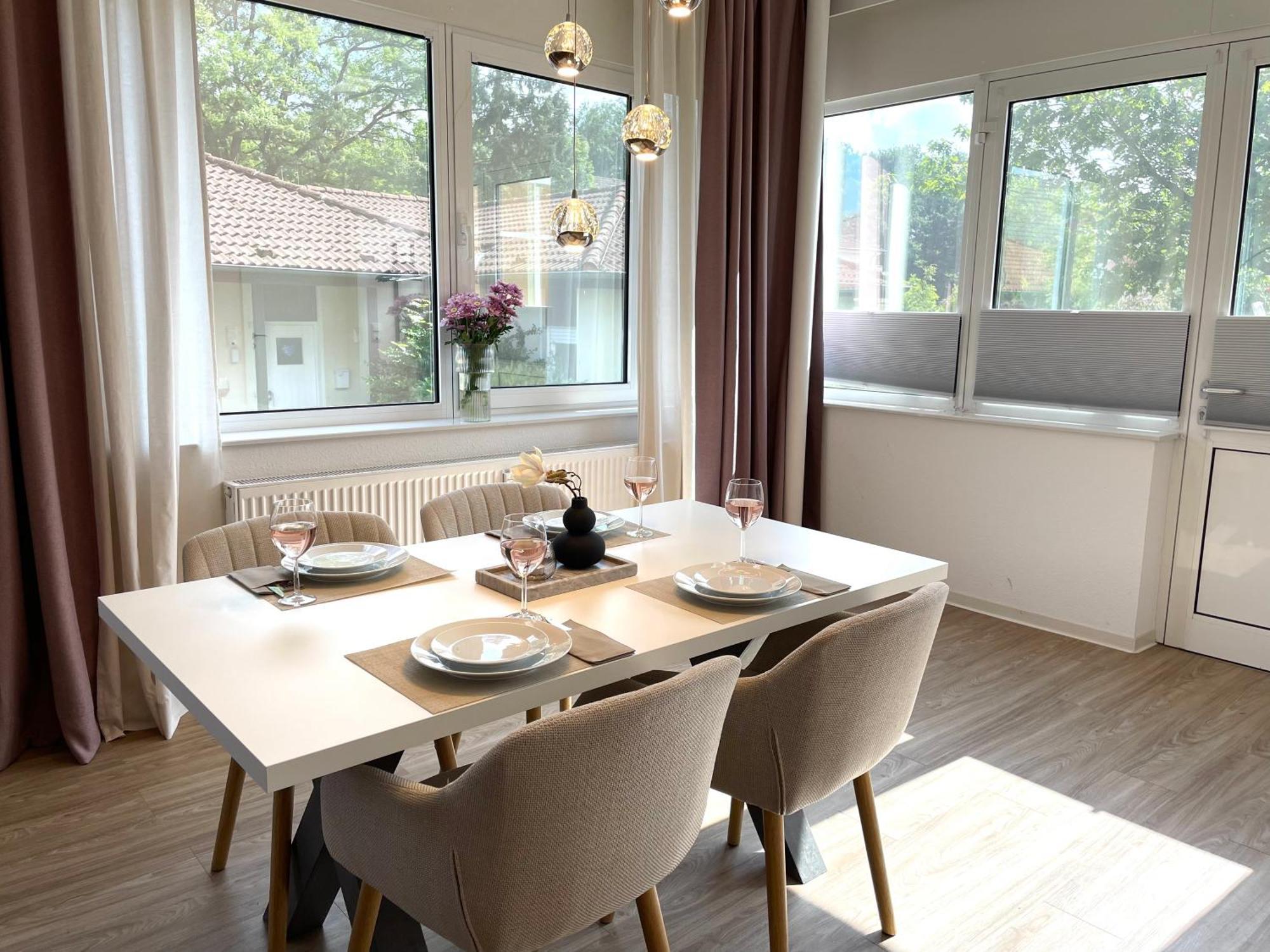 Villa Zentrale Ruheoase Mit Terrasse Bad Rothenfelde Esterno foto